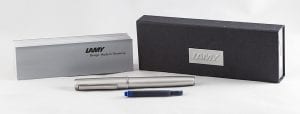 Lamy Aion Silver Fountain pen box contents